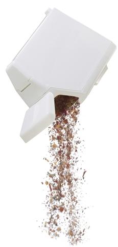 KitchenArt White Select-A-Spice Auto-Measure Spice Carousel by Kitchen Niche
