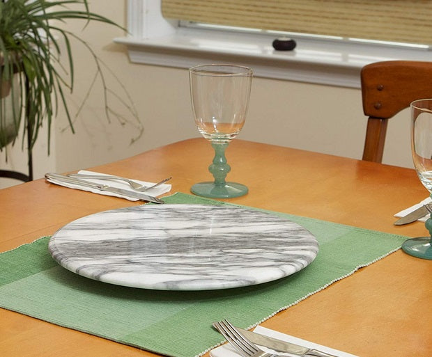 Fox Run White Marble Lazy Susan by Kitchen Niche