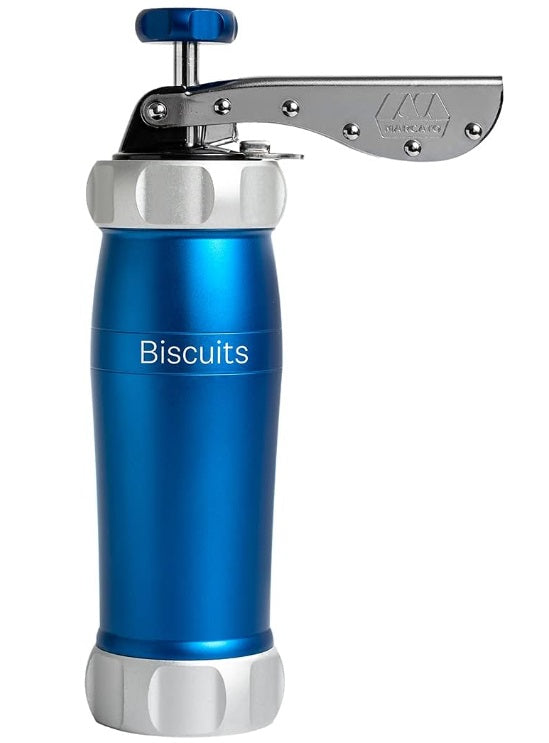 Marcato Blue Biscuit Machine Cookie Press by Kitchen Niche