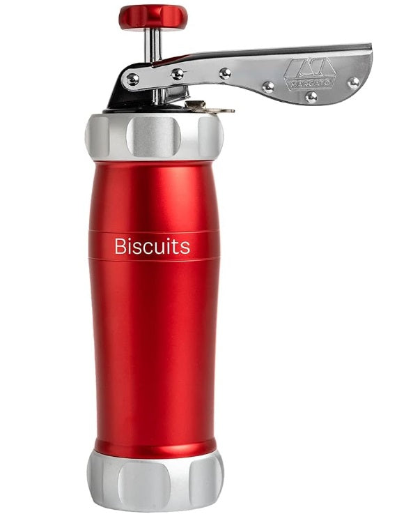 Marcato Red Biscuit Machine Cookie Press by Kitchen Niche