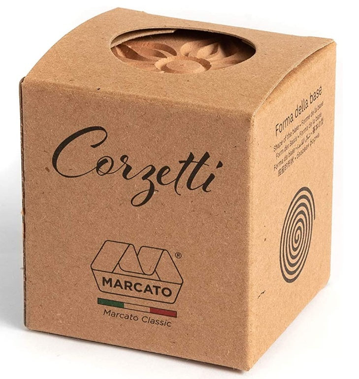 Marcato Corzetti Double Star & Flower Pasta Stamp by Kitchen Niche
