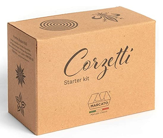 Marcato Corzetti Starter Kit Spiral & Lily Pasta Stamp by Kitchen Niche