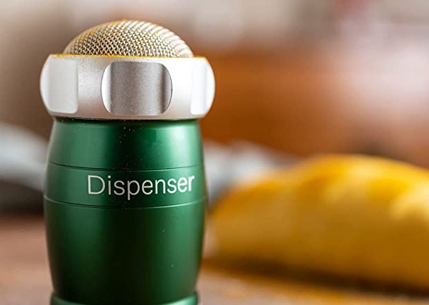 Marcato Green Sugar, Flour & Cocoa Sifter and Dispenser by Kitchen Niche