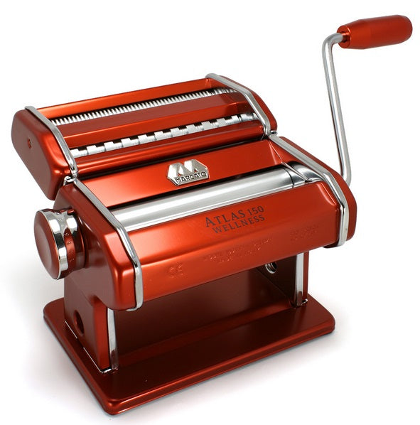 Marcato Atlas 150 Red Wellness Pasta Machine by Kitchen Niche