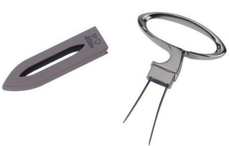 Peugeot Mathus Two-Prong Corkscrew Black Peugeot by Kitchen Niche