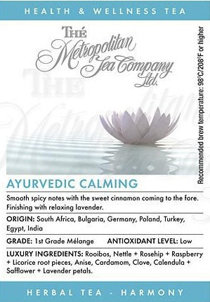 Metropolitan Tea Company Ayurvedic Calming Tea 1.1lbs by Kitchen Niche
