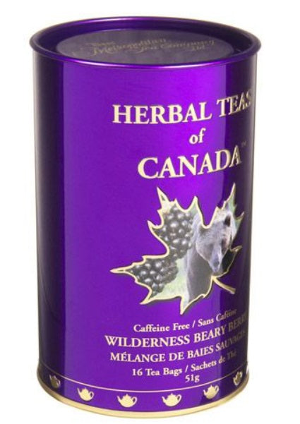 Metropolitan Tea Company Beary Berry Tea Souvenir Tin Box of 16 Tea Bags Metropolitan Tea Company by Kitchen Niche