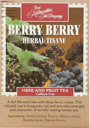 Metropolitan Tea Company Berry Berry Tea 1.1lbs by Kitchen Niche