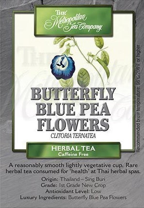 Metropolitan Tea Company Butterfly Blue Pea Flowers Tea 0.55lbs by Kitchen Niche