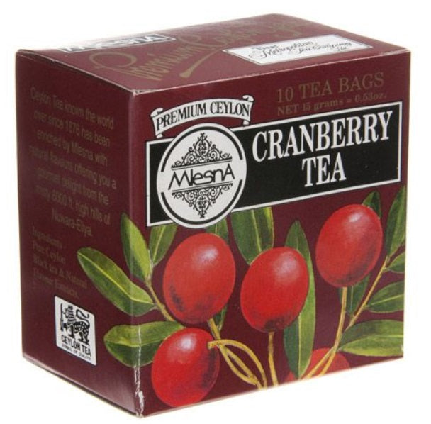 Metropolitan Tea Company Cranberry Tea Mini Pack of 10 Tea Bags Metropolitan Tea Company by Kitchen Niche