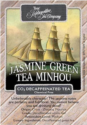 Metropolitan Tea Company Decaf Jasmine Minhou Green Tea 1.1lbs by Kitchen Niche