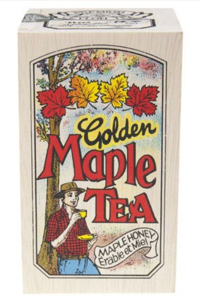 Metropolitan Tea Company Golden Maple Tea Wooden Box of 25 Tea Bags Metropolitan Tea Company by Kitchen Niche