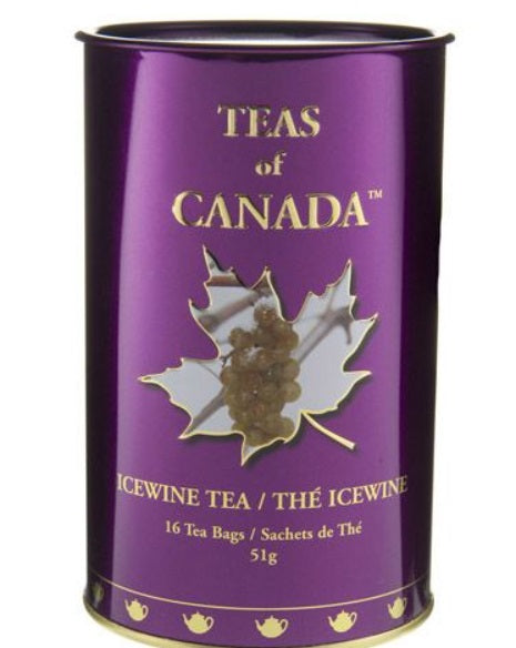 Metropolitan Tea Company Ice Wine Tea Souvenir Tin Box of 16 Tea Bags Metropolitan Tea Company by Kitchen Niche