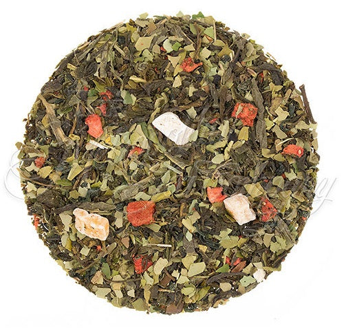 Metropolitan Tea Company Jet Lag Awake Strawberry Tea 1.1lbs by Kitchen Niche