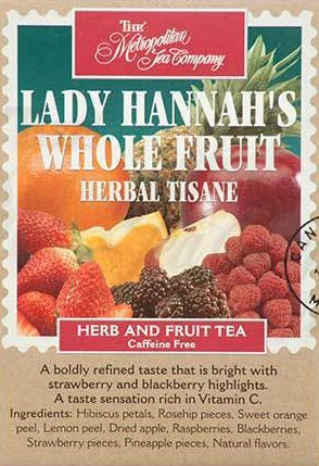 Metropolitan Tea Company Lady Hannah's Whole Fruit Herb & Fruit by Kitchen Niche