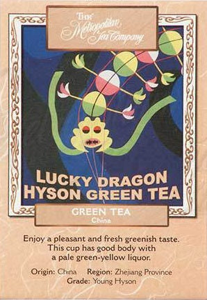 Metropolitan Tea Company Lucky Dragon Hyson Green Tea 1.1lbs by Kitchen Niche