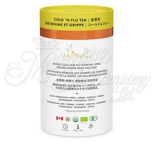 Metropolitan Tea M21 Organic Cold & Flu Tea Can Of 24 Bags by Kitchen Niche