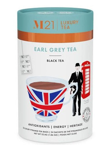 Metropolitan Tea M21 Earl Grey Tea Can Of 24 Bags by Kitchen Niche