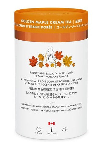 Metropolitan Tea M21 Golden Maple Cream Tea Can Of 24 Bags by Kitchen Niche