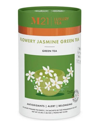 Metropolitan Tea M21 Jasmine Green Tea Can Of 24 Bags by Kitchen Niche
