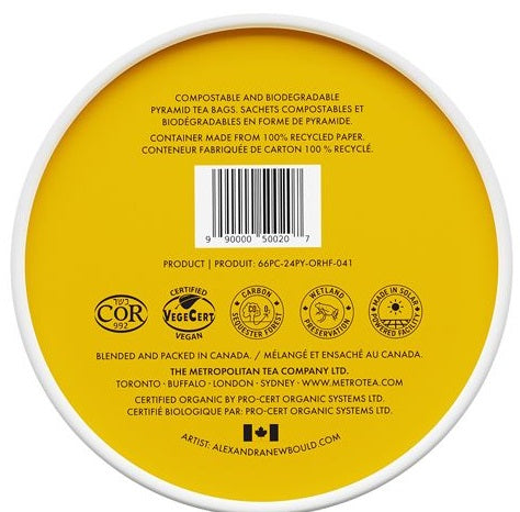 Metropolitan Tea M21 Maple Herbal Tisane Tea Can Of 24 Bags by Kitchen Niche