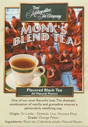 Metropolitan Tea Company Monk's Blend Tea 1.1lbs by Kitchen Niche
