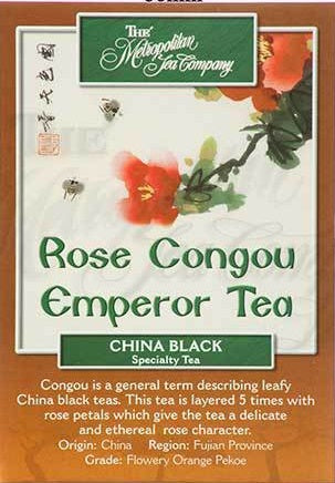 Metropolitan Tea Company Rose Congou Emperor Tea 1.1lbs by Kitchen Niche