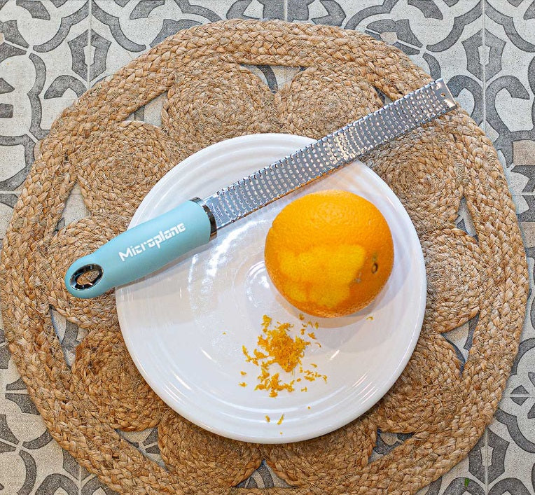 Microplane Premium Series Zester / Grater – Purist Blue by Kitchen Niche