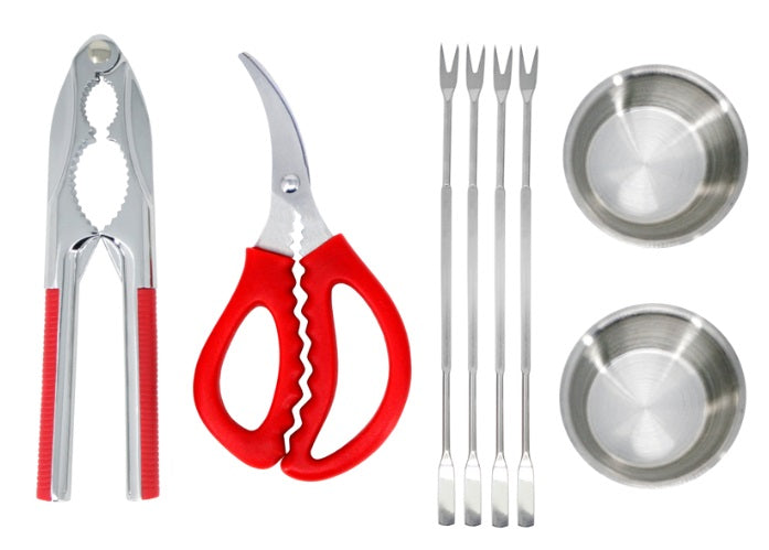 Natural Living Shellfish Tool Set by Kitchen Niche