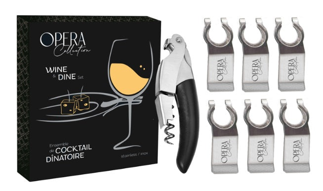 Natural Living Opera Wine & Dine Party Gift Set Natural Living by Kitchen Niche