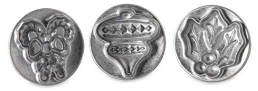 Nordic Ware Set of 3 Holiday Cookie Stamp Cut Outs by Kitchen Niche