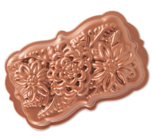 Nordic Ware Copper Wildflower Loaf Pan by Kitchen Niche