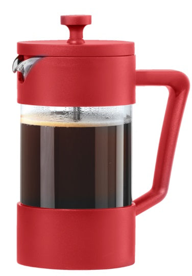 Oggi Brew 5-Cup French Press Red Oggi by Kitchen Niche