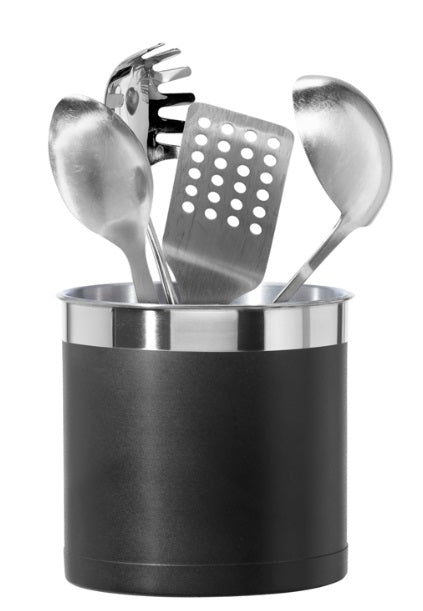 Oggi Black Jumbo Utensil Holder Oggi by Kitchen Niche