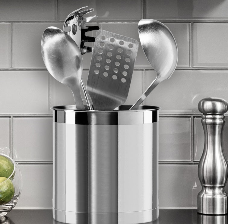 Oggi Stainless Steel Jumbo Utensil Holder Oggi by Kitchen Niche
