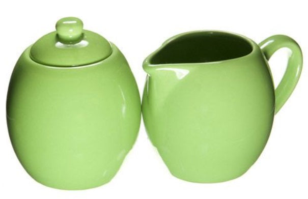 Old Amsterdam Mojito Lime Green Milk & Sugar Set by Kitchen Niche
