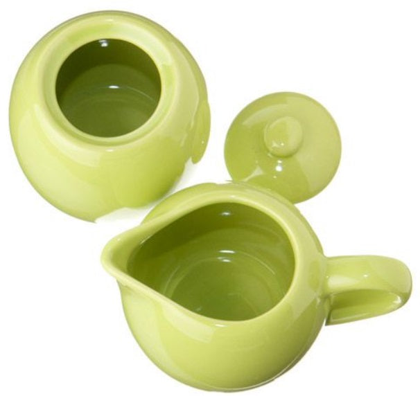 Old Amsterdam Tea Green Milk & Sugar Set by Kitchen Niche