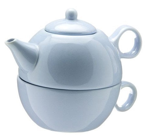 Old Amsterdam Powder Blue 1-Cup Tea 4 One Teapot With Mug by Kitchen Niche