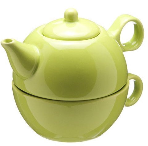 Old Amsterdam Tea Green 1-Cup Tea 4 One Teapot With Mug by Kitchen Niche