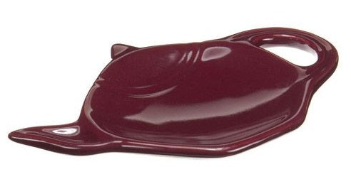 Old Amsterdam Burgundy Red Tea Bag Holder by Kitchen Niche