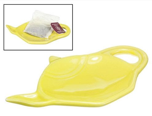 Old Amsterdam Lemon Yellow Tea Bag Holder by Kitchen Niche