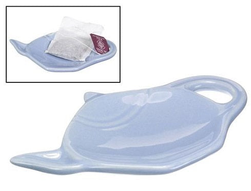 Old Amsterdam Powder Blue Tea Bag Holder by Kitchen Niche