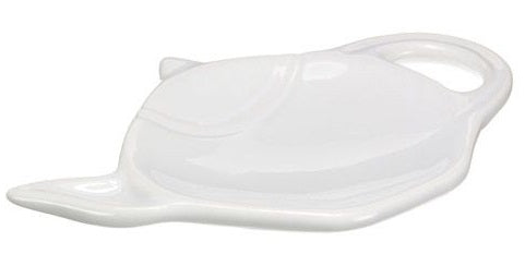 Old Amsterdam White Tea Bag Holder by Kitchen Niche