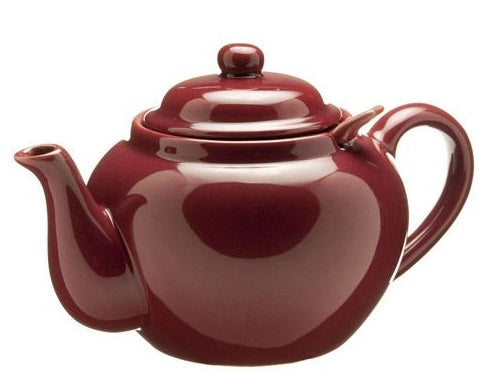 Old Amsterdam Burgundy 3-Cup Dominion Teapot with Infuser by Kitchen Niche