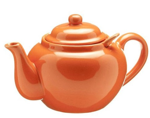 Old Amsterdam Orange 3-Cup Dominion Teapot with Infuser by Kitchen Niche