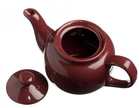Old Amsterdam Burgundy 3-Cup Sherwood Teapot by Kitchen Niche