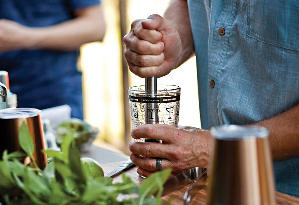 Outset Stainless Steel Cocktail Muddler Outset by Kitchen Niche