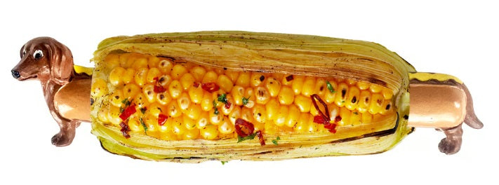 Outset Dachshund Corn Holder Set of 8 by Kitchen Niche