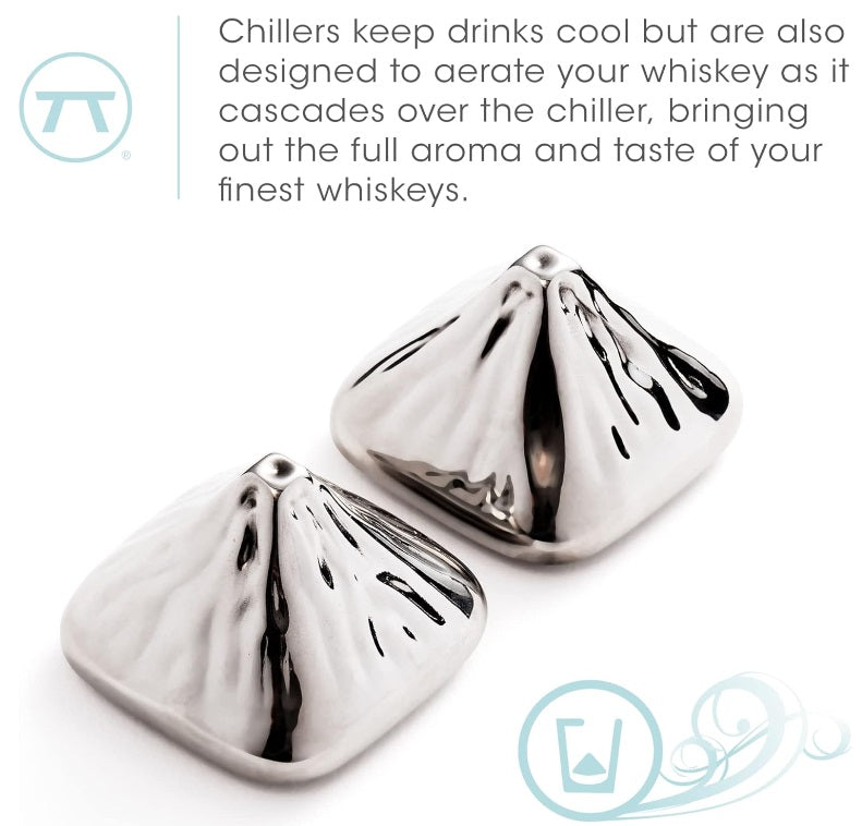 Outset Set of 2 Mountain Top Whiskey Chillers Outset by Kitchen Niche