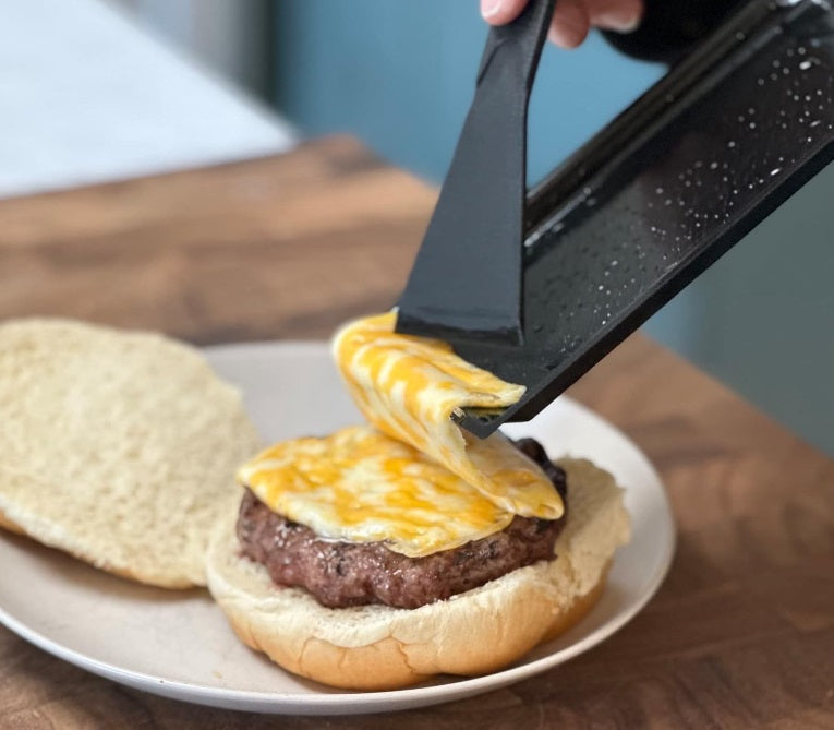 Outset BBQ Cheese Melt / Raclette Pan with Scraper Outset by Kitchen Niche